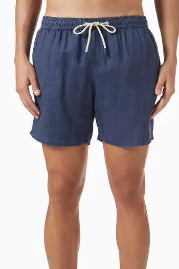 Gustavia Swim Shorts in Linen
