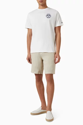 Sebastian Bermuda Shorts in Linen
