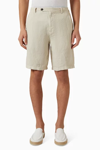 Sebastian Bermuda Shorts in Linen