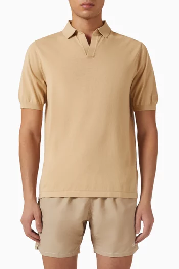 Sloan Polo Shirt in Cotton Blend