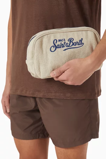 Westwood Wash Bag in Linen