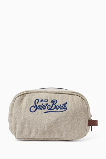 Westwood Wash Bag in Linen