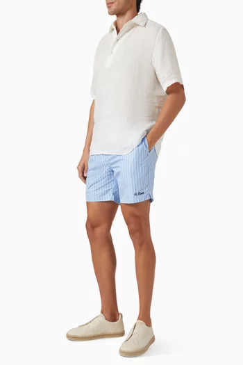 Gustavia-print Swim Shorts