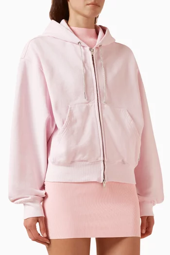 Zip Up Jacket in Cotton