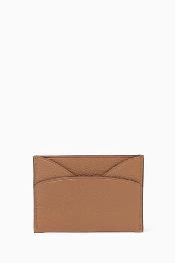Romy Flat Card Case in Saffiano Leather