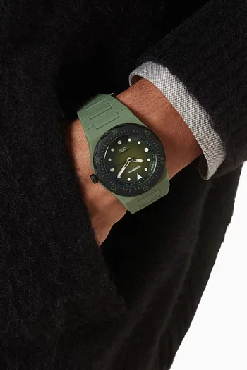 Lagoon Diver Polycarbon Watch, 40.5mm