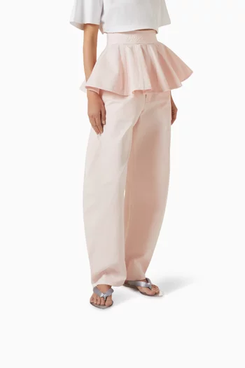 Invisible Thong Mules in Satin