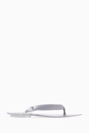Invisible Thong Mules in Satin