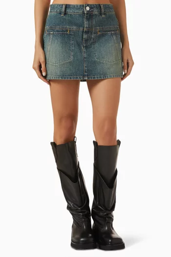 Mini Skirt in Denim
