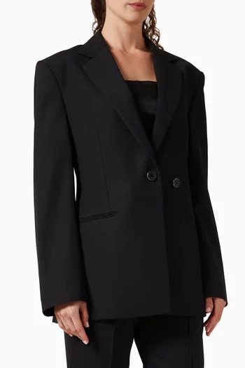 Wardrobe Blazer in Wool Gabardine