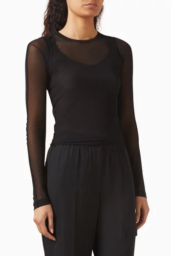 Layered Top in Mesh