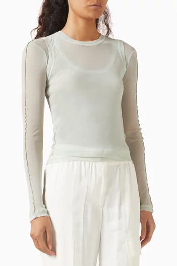 Layered Top in Mesh