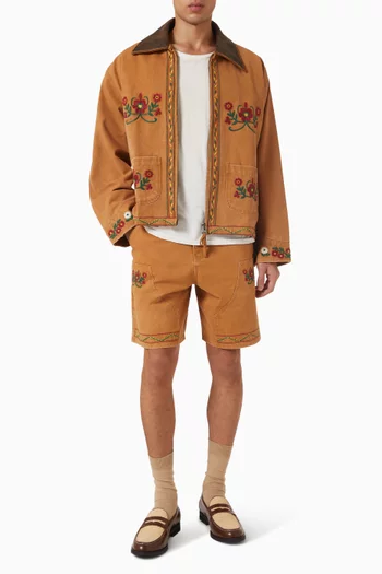Weathered Pocket T-shirt in Cotton & Linen