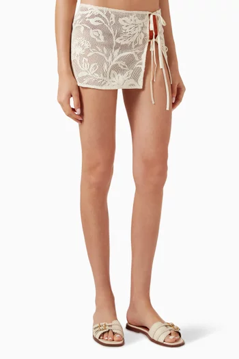 Annie Wrap in Cotton Lace