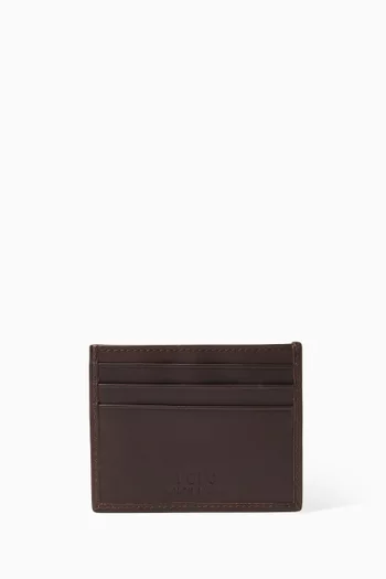 Polo Bear Card Holder in Leather