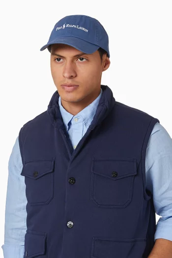 Logo Ball Cap in Cotton Twill