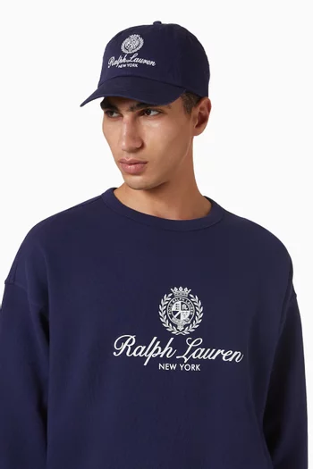 Embroidered Logo Hat in Cotton