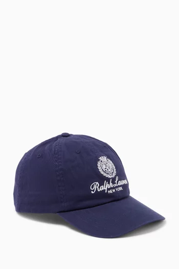 Embroidered Logo Hat in Cotton