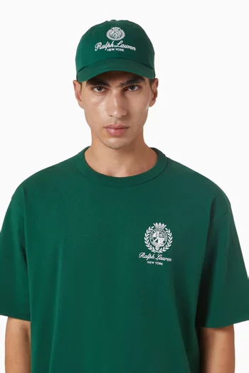 Embroidered Logo Hat in Cotton