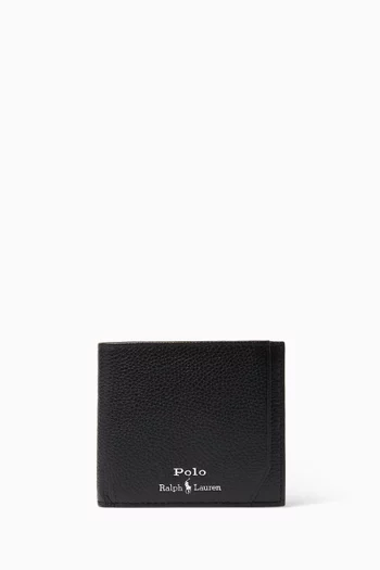Billfold Wallet in Pebbled Leather