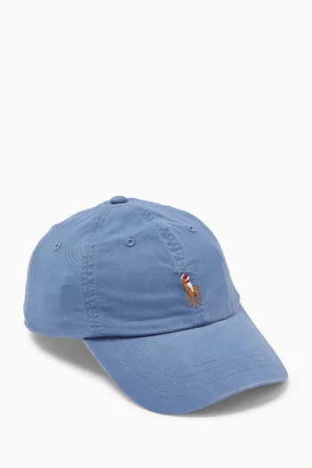 Embroidered Logo Hat in Cotton