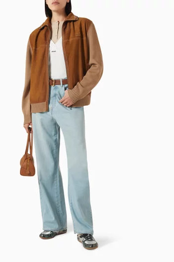 Wide-leg Jeans in Denim