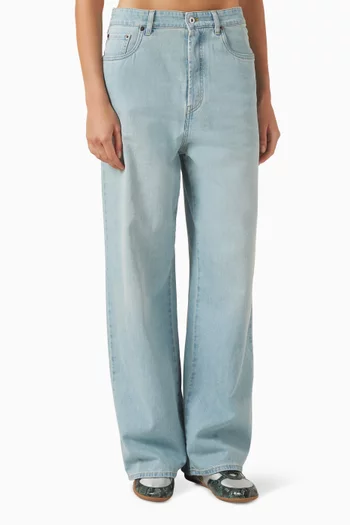 Wide-leg Jeans in Denim
