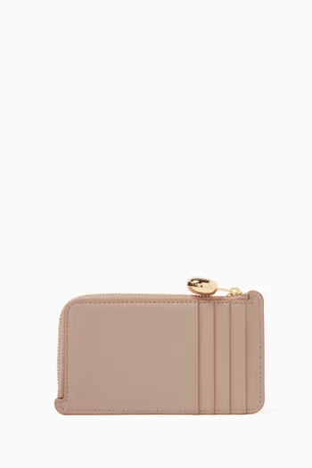 Pebble Coin Cardholder in Nappa Calfskin