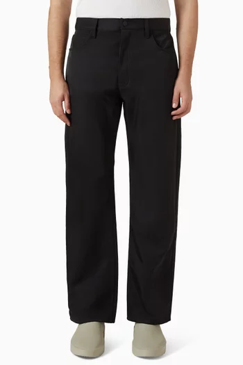 5-pocket Pants in Textured Nylon