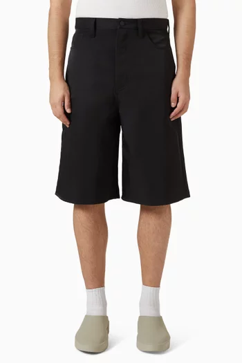 5-pocket Shorts in Textured Nylon