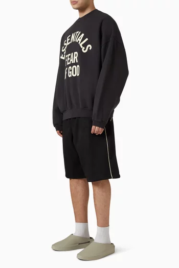 Campus 90s Crewneck Sweatshirt in Fleece