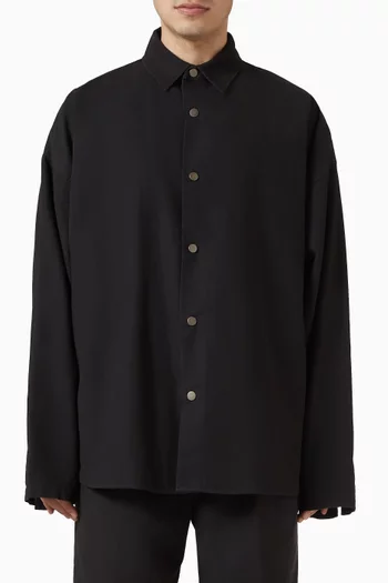 Overshirt in Cotton Canvas