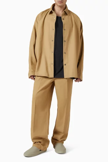 Overshirt in Cotton Canvas