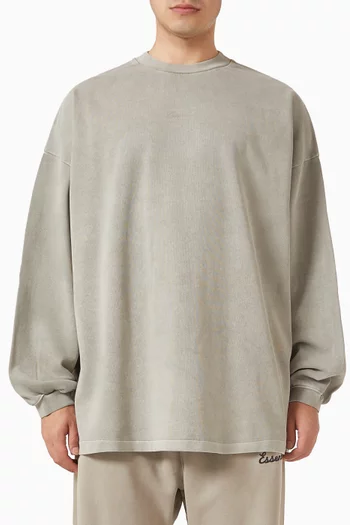 Signature 90s Long Sleeve T-shirt in Cotton