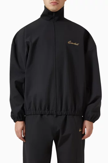 Signature Track Jacket in Bonded Nylon