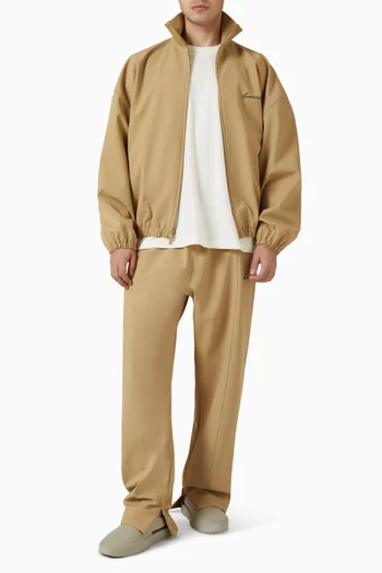 Signature Track Jacket in Bonded Nylon