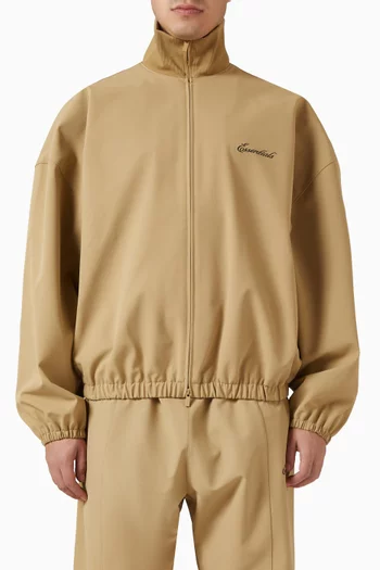 Signature Track Jacket in Bonded Nylon