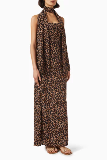 St Tropez Dress & Scarf Set
