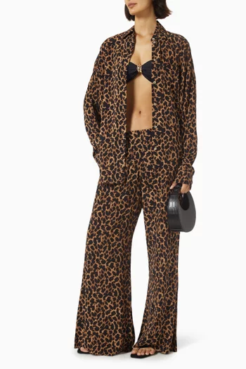 St Barts Leopard-print Pants