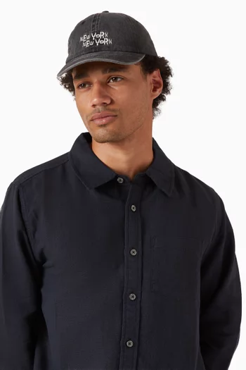 80s NY Cap in Cotton