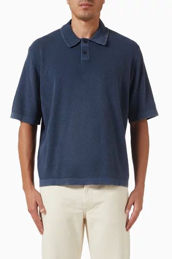 Polo T-shirt in Cotton-knit