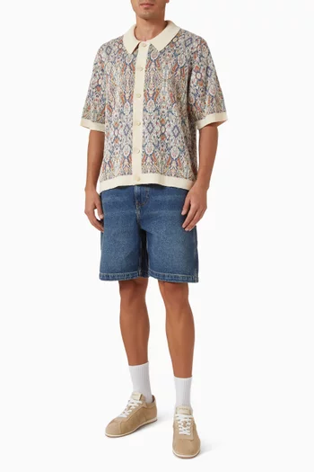 Trance Jacquard Shirt in Knit