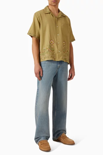 Wide-leg Jeans in Denim