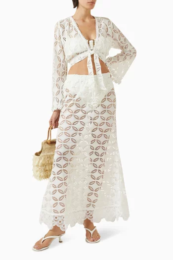 Rio Crop Top in Lace
