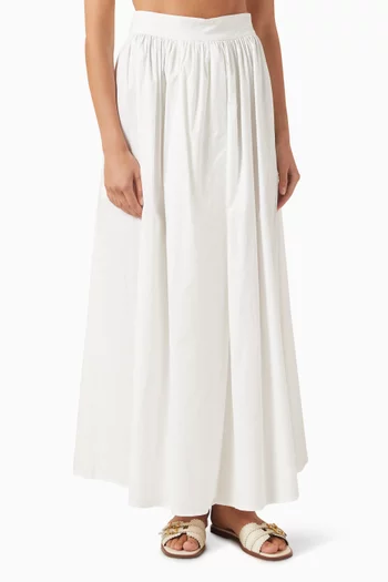 Solid Maxi Skirt