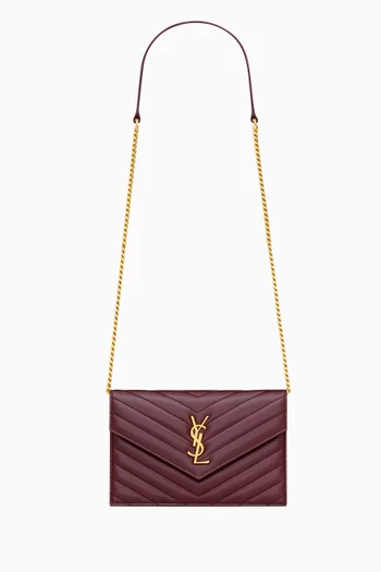 CASSANDRE Envelope Chain Wallet in Lambskin