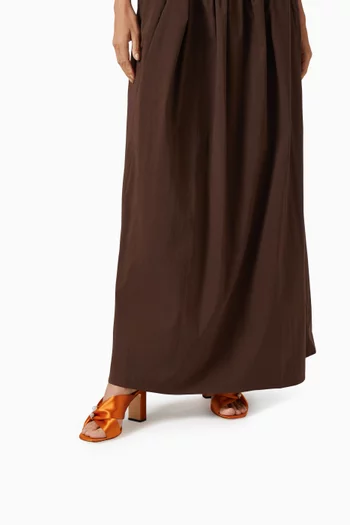 Rafi 85 Sandals in Satin