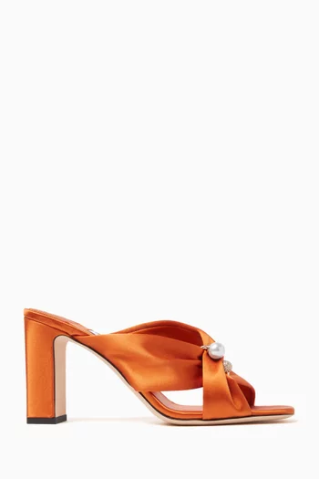 Rafi 85 Sandals in Satin
