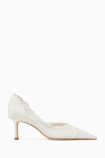 Faiz 65 Pumps in Lace