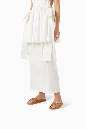 Rafi Flat Sandals in Suede
